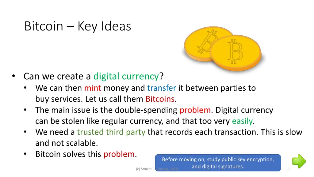 bitcoin key ideas