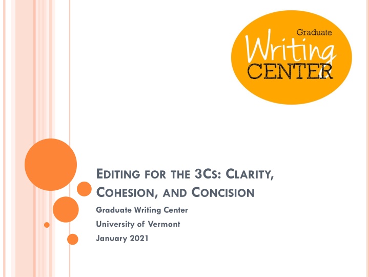 e diting for the 3c s c larity c ohesion