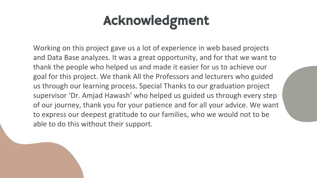 acknowledgment acknowledgment