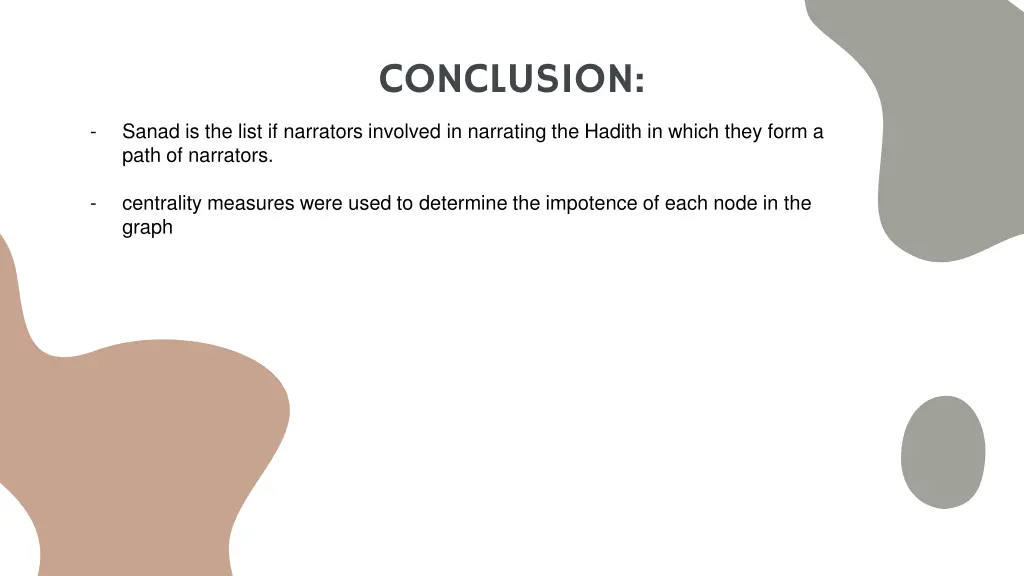 conclusion