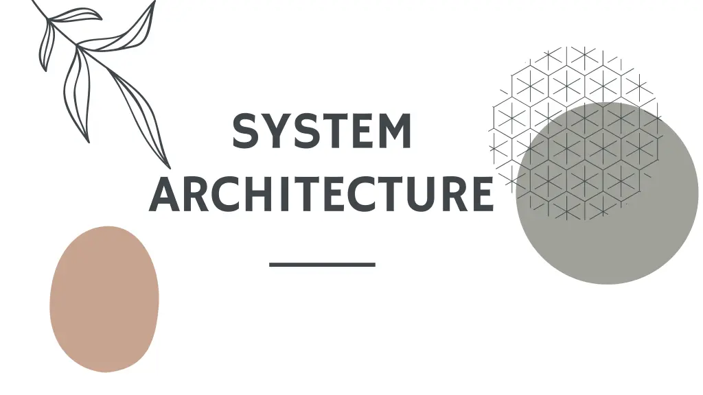 system architecture