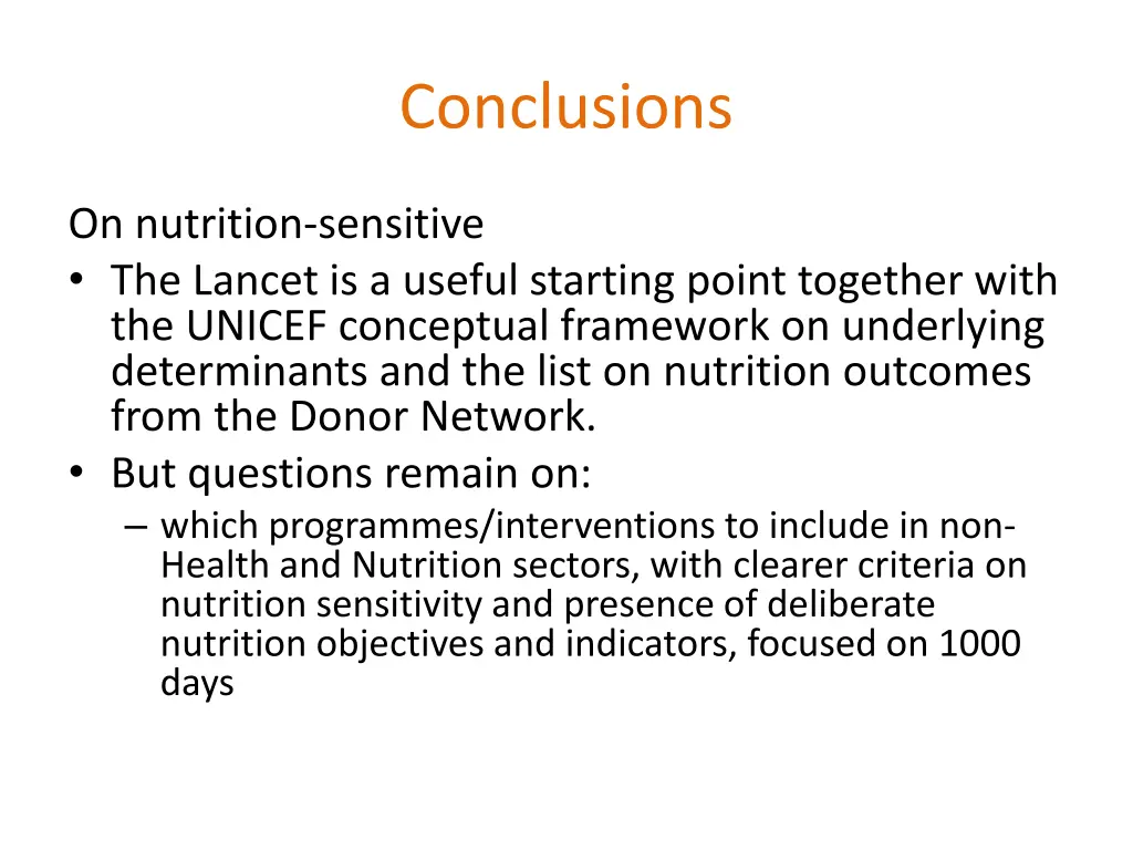 conclusions 2