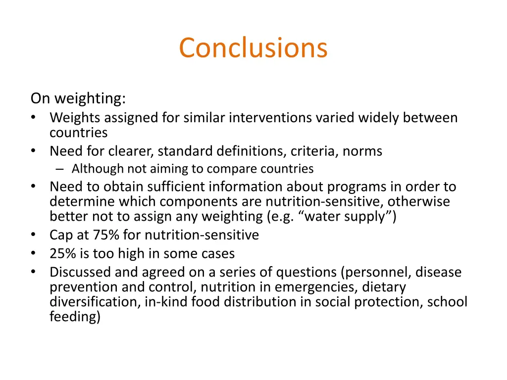conclusions 3