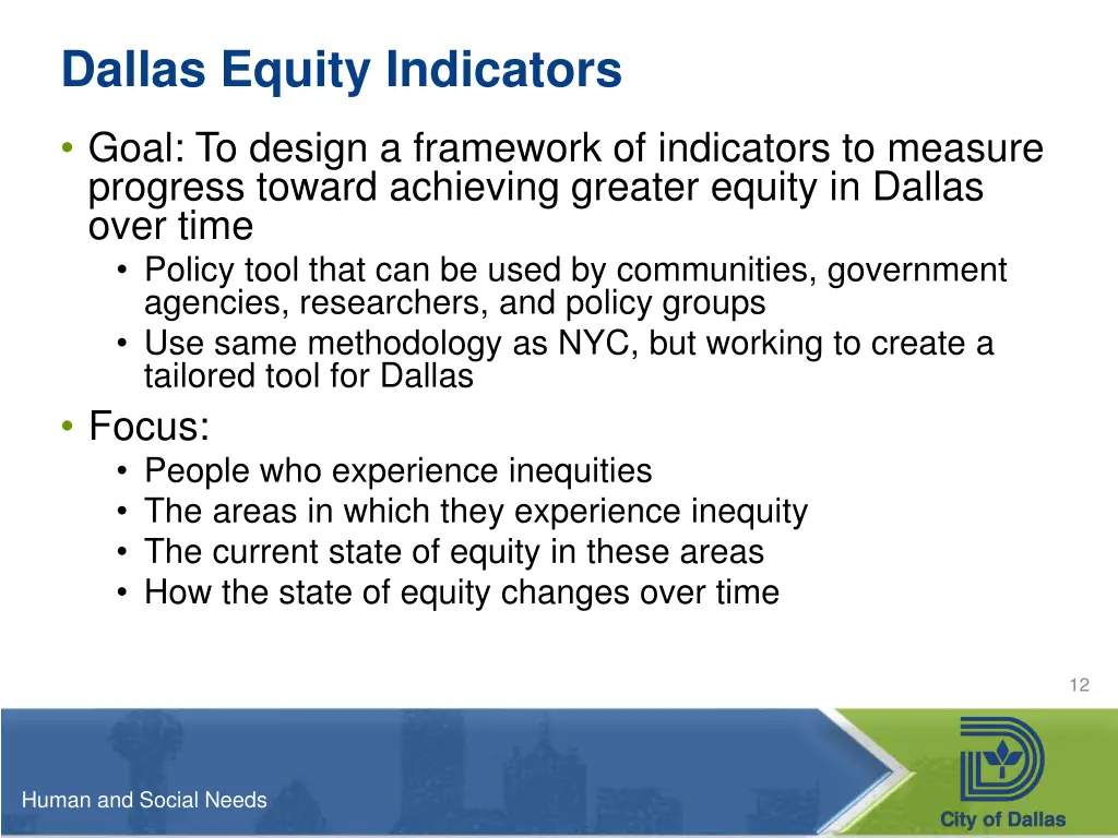 dallas equity indicators 1