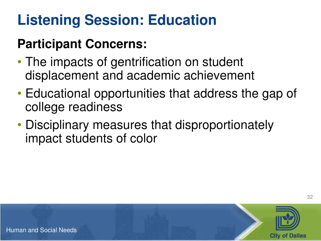 listening session education