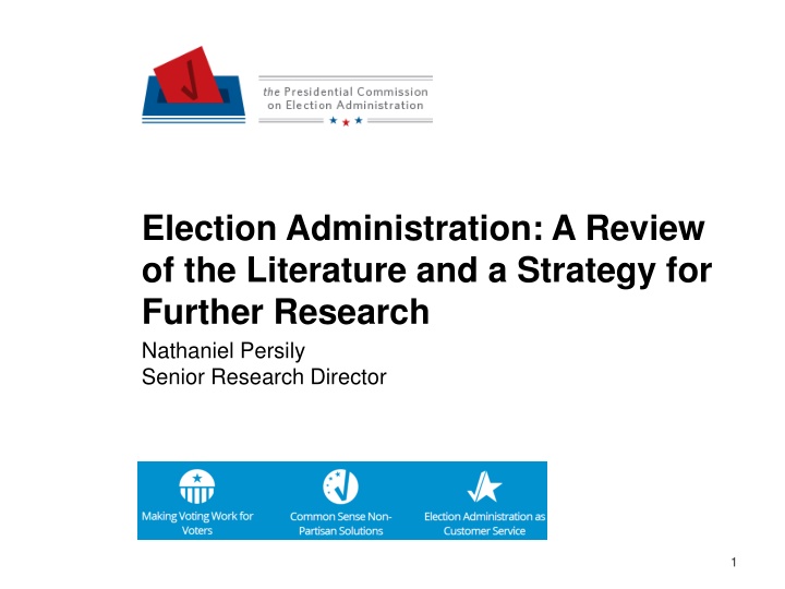 election administration a review