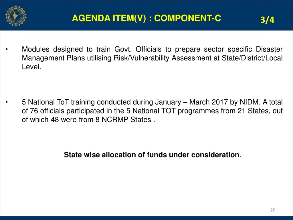 agenda item v component c 2