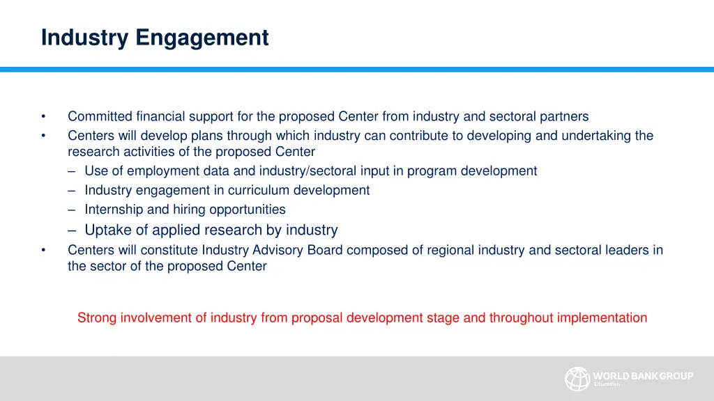 industry engagement
