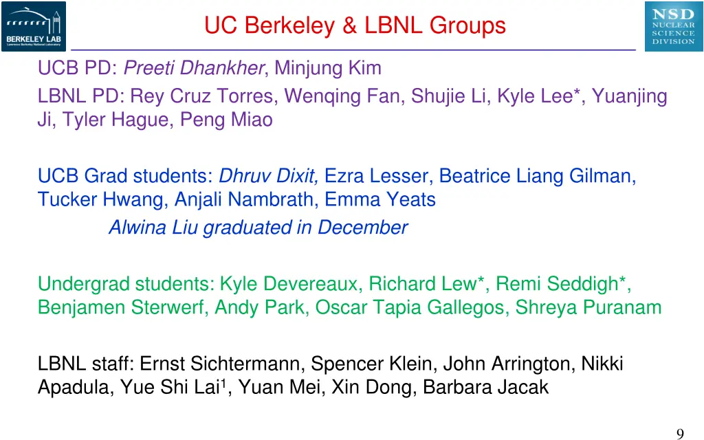 uc berkeley lbnl groups