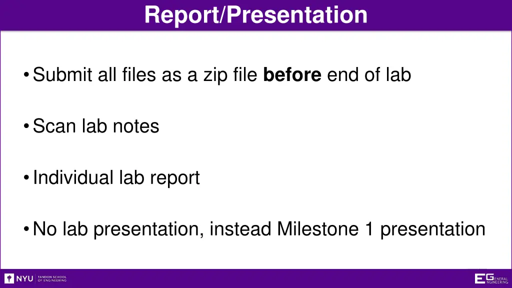 report presentation