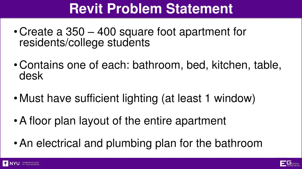 revit problem statement