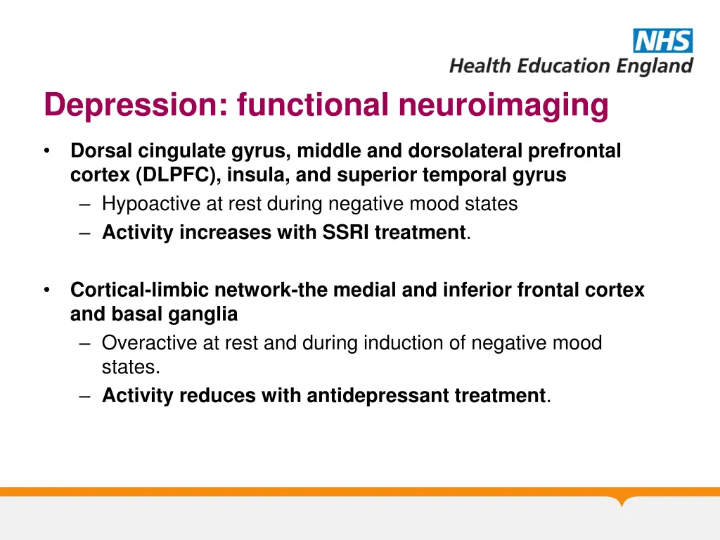 depression functional neuroimaging