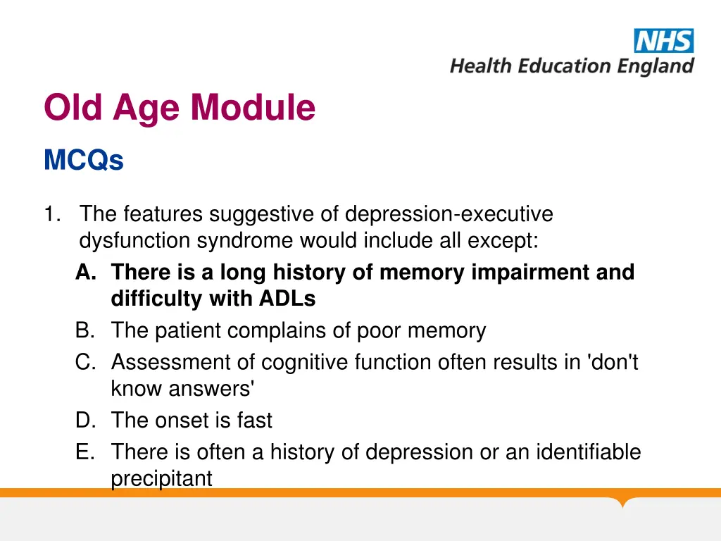 old age module 3