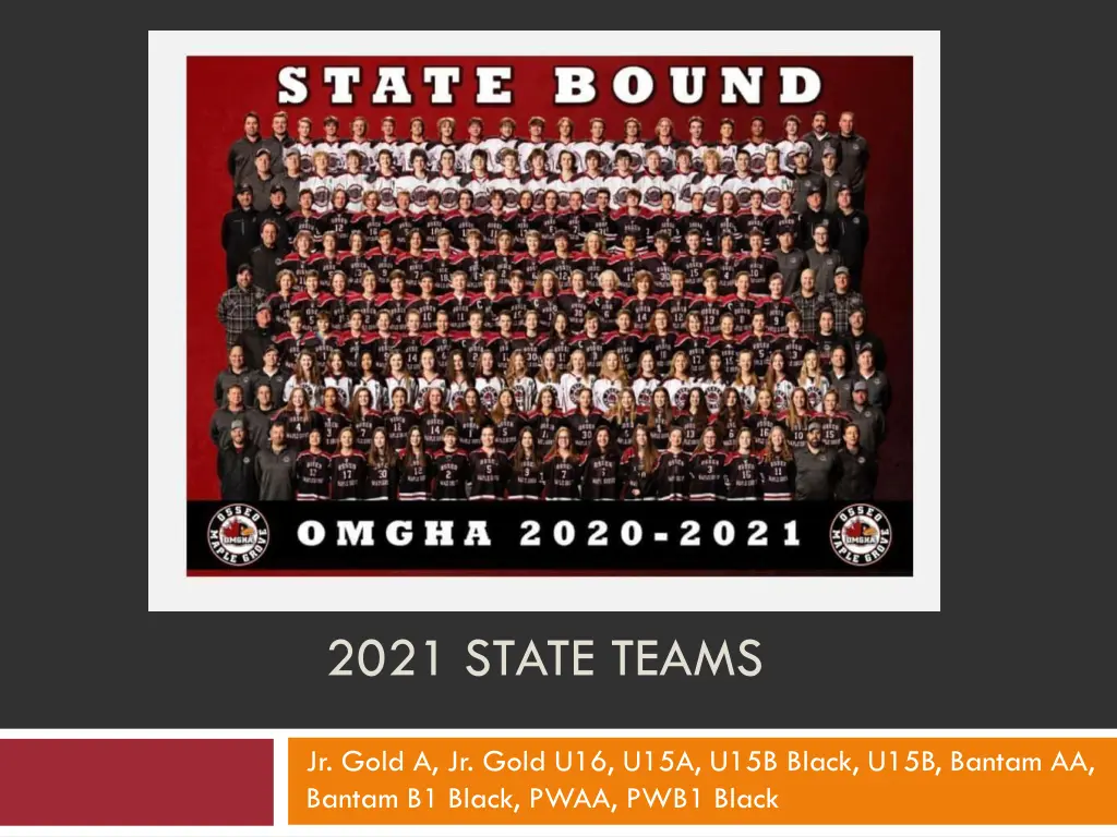 2021 state teams