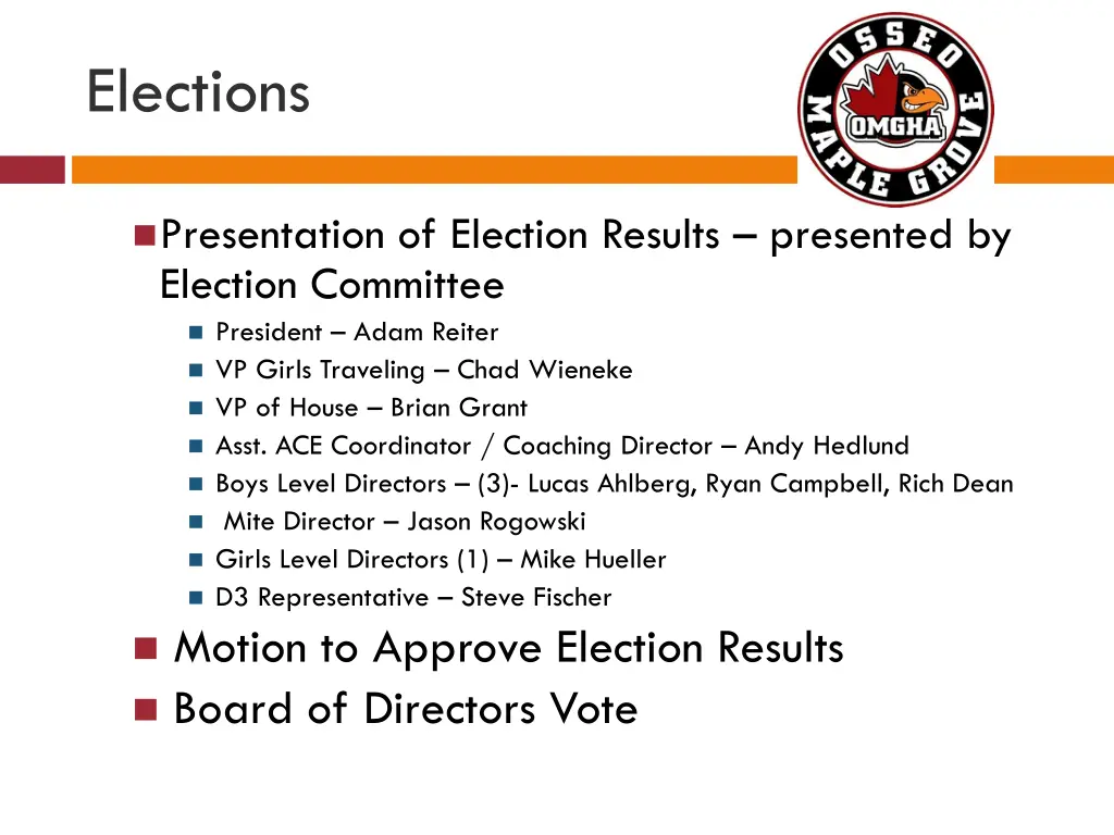 elections