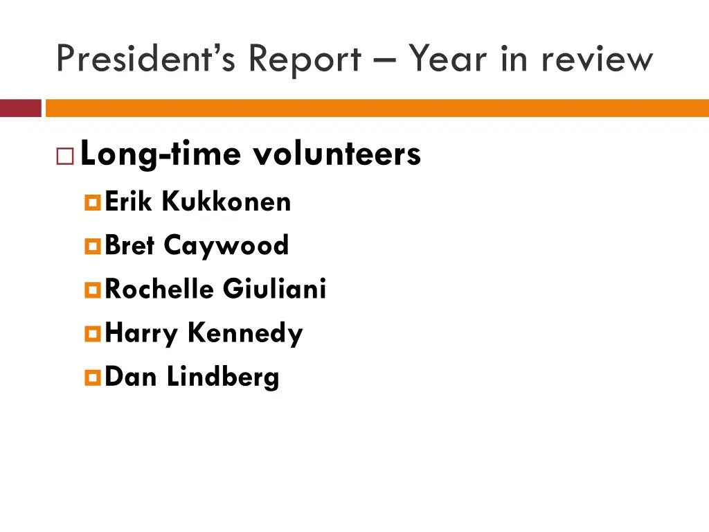 president s report year in review