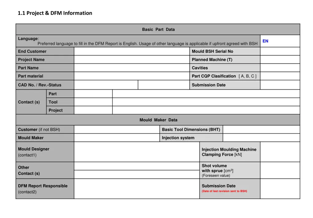 1 1 project dfm information