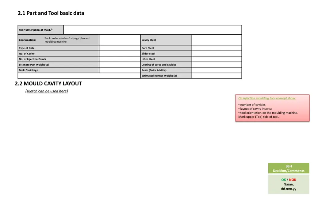 2 1 part and tool basic data