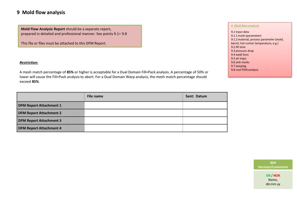 9 mold flow analysis
