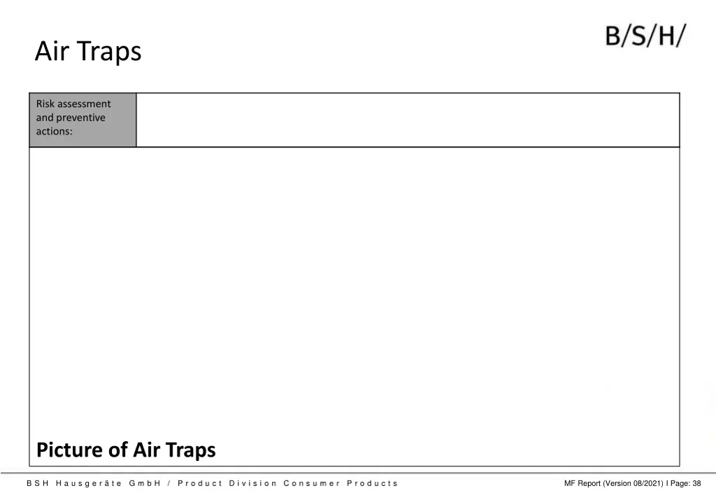 air traps