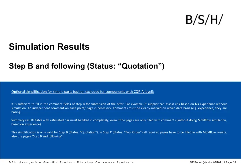 simulation results