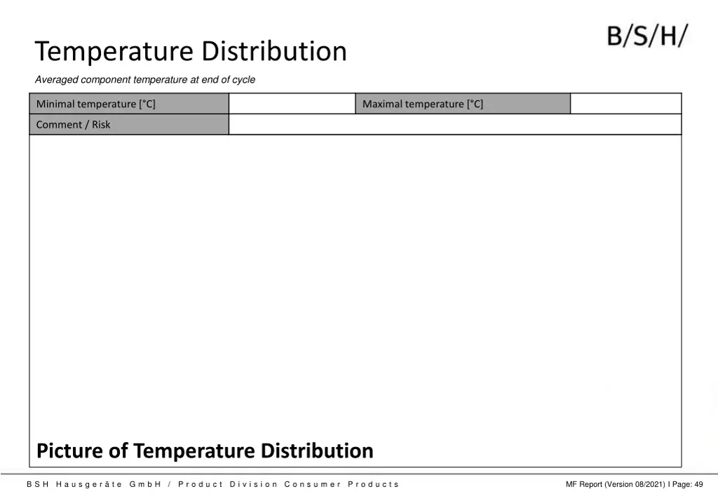 temperature distribution