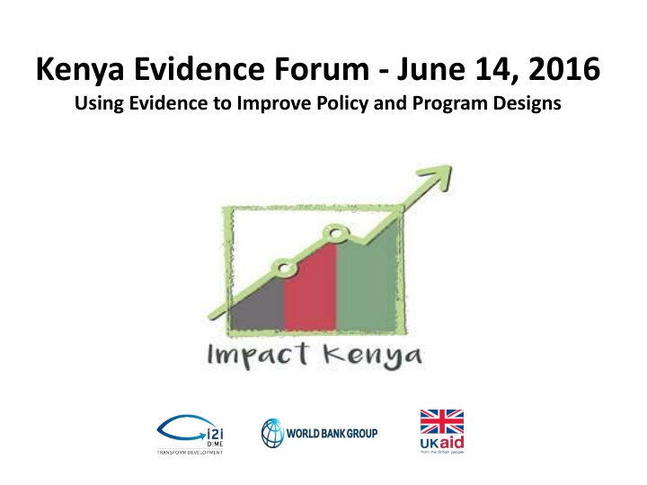 kenya evidence forum june 14 2016 using evidence