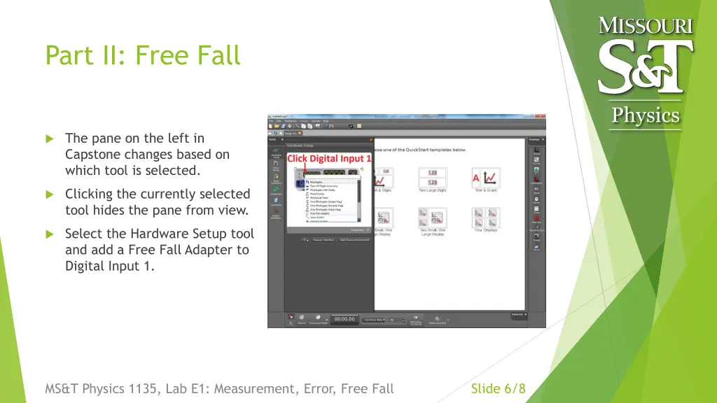 part ii free fall
