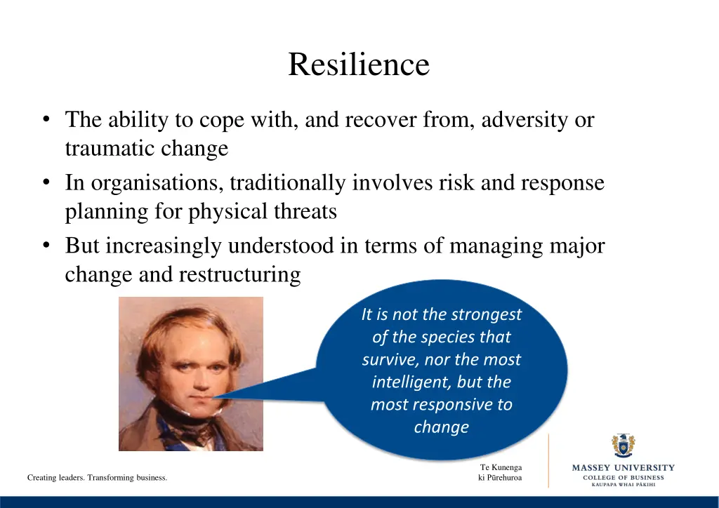 resilience