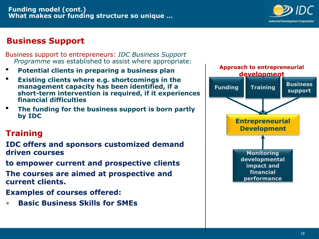 funding model cont what makes our funding 1