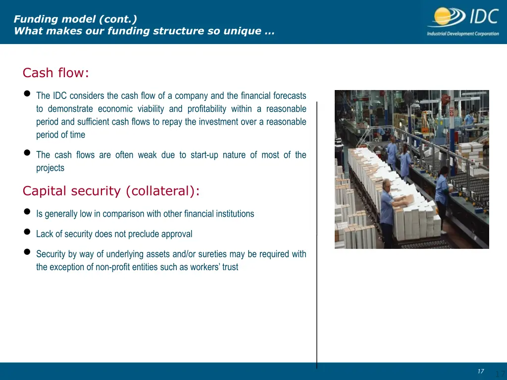 funding model cont what makes our funding
