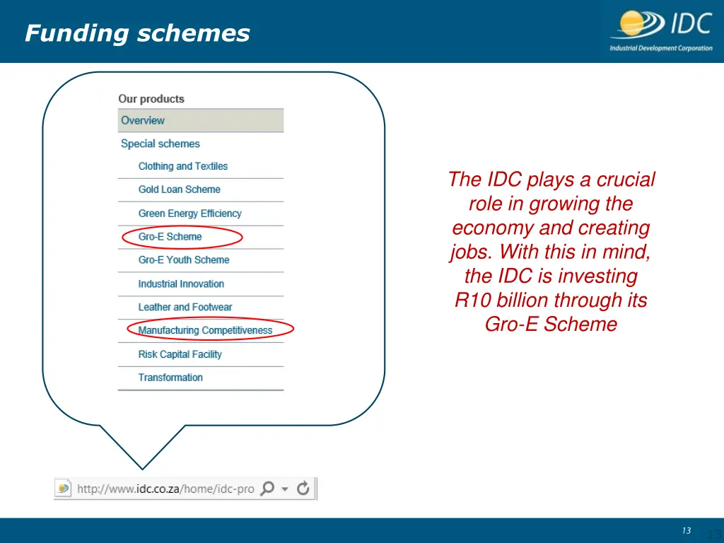 funding schemes