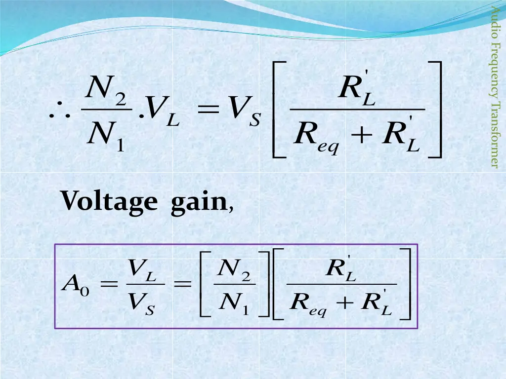 audio frequency transformer 2