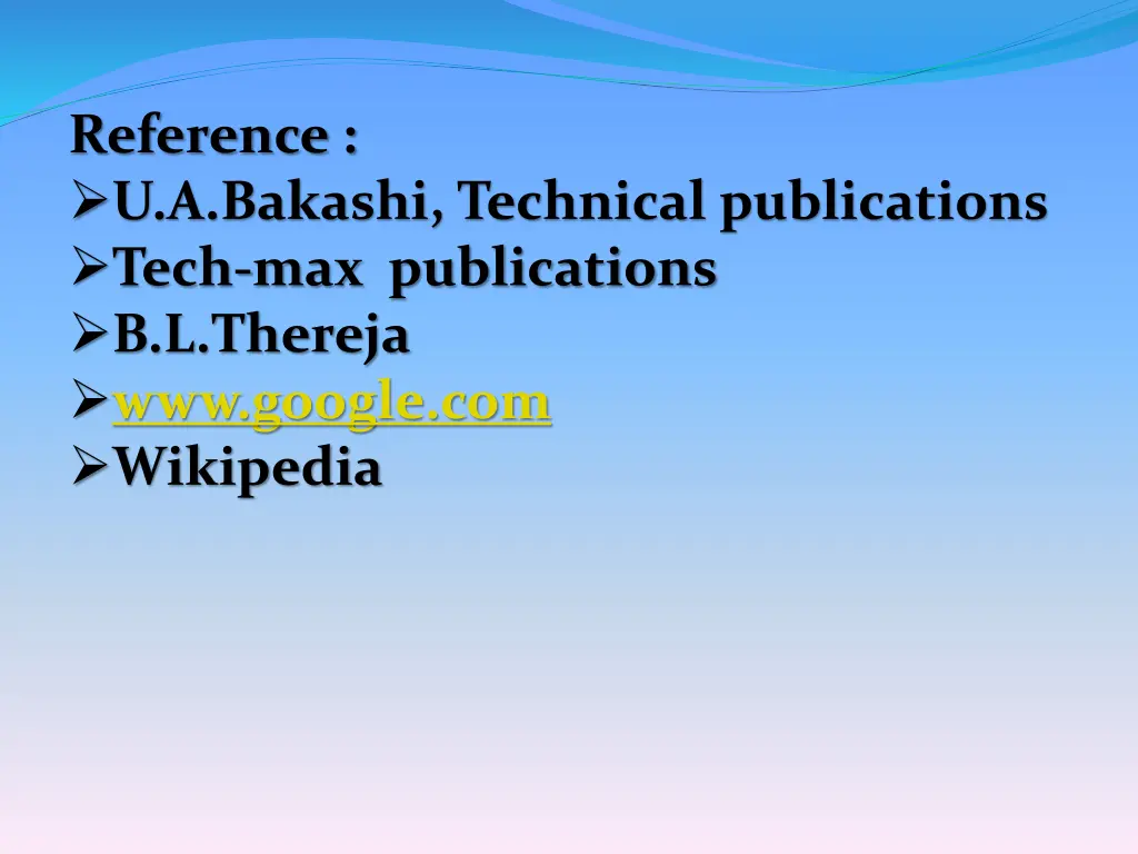 reference u a bakashi technical publications tech