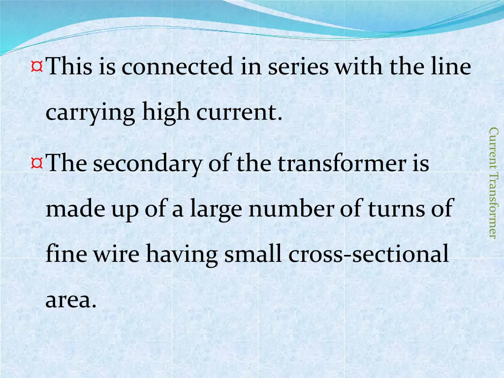 this is connected in series with the line