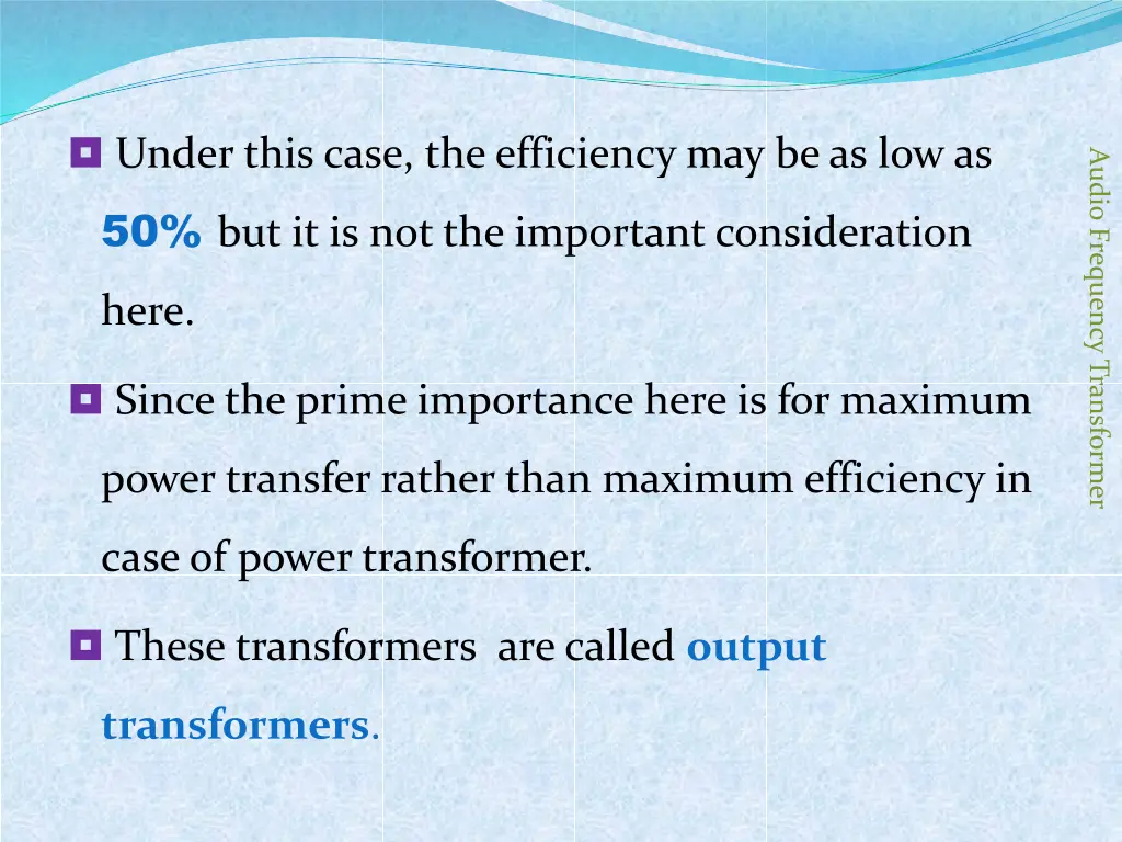 under this case the efficiency