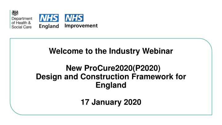 welcome to the industry webinar