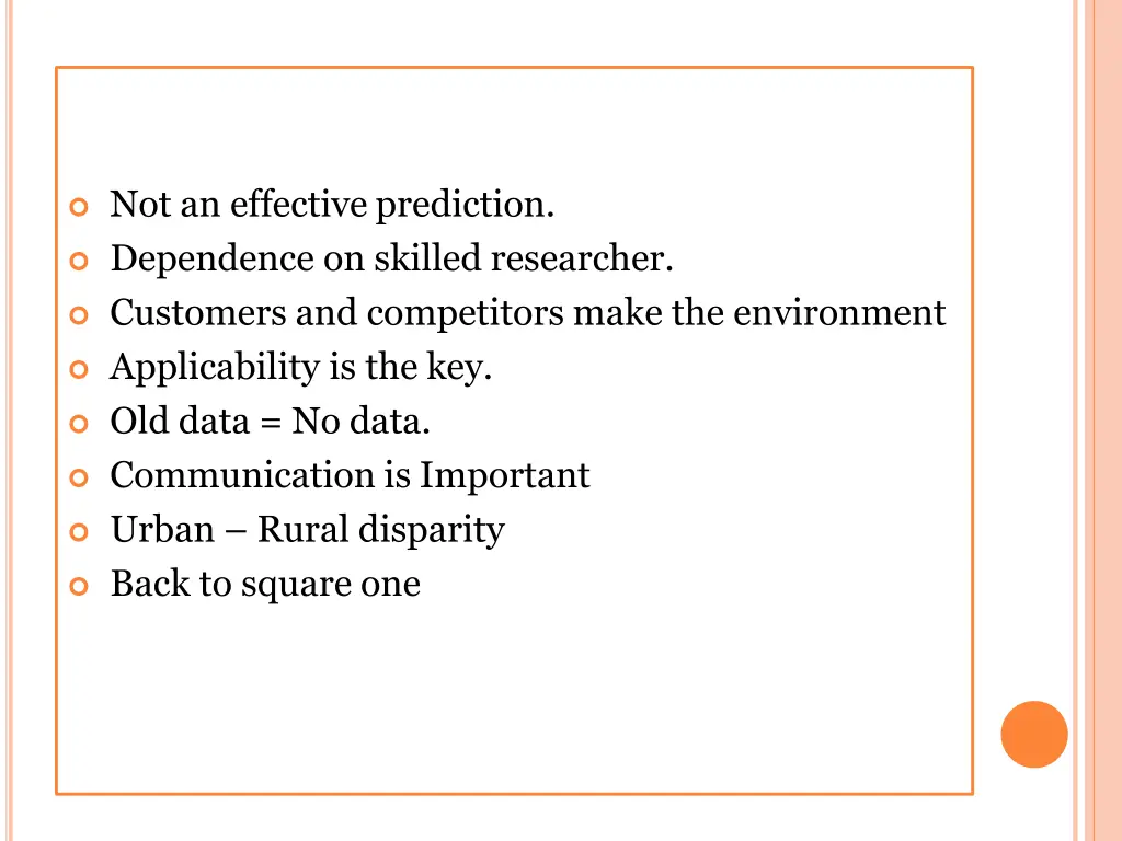 not an effective prediction dependence on skilled