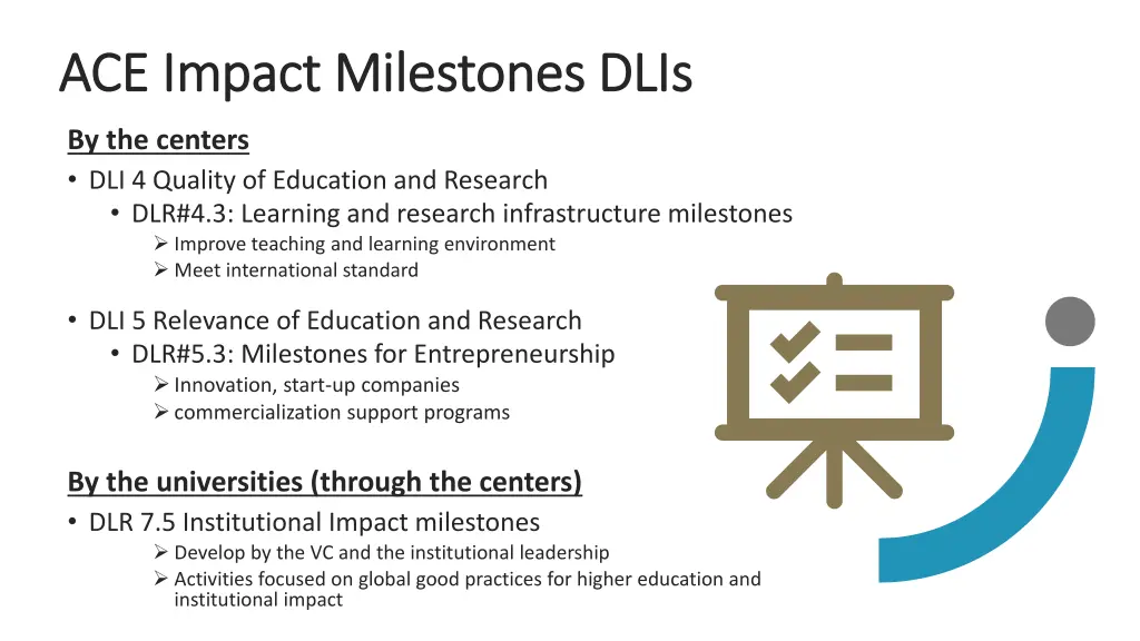 ace impact milestones dlis ace impact milestones