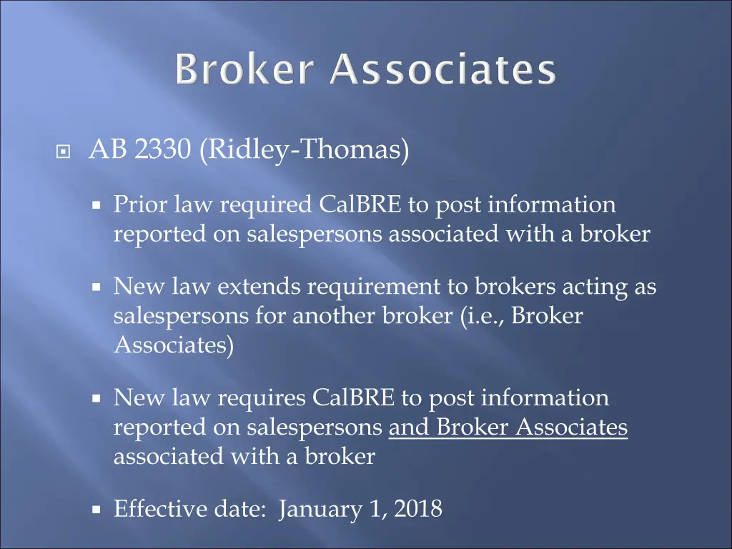 ab 2330 ridley thomas
