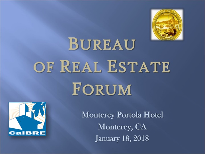 b b ureau ureau of r r eal eal e e state f f orum