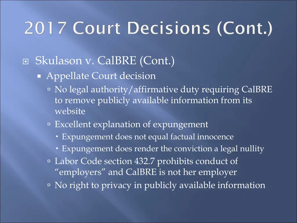 skulason v calbre cont appellate court decision