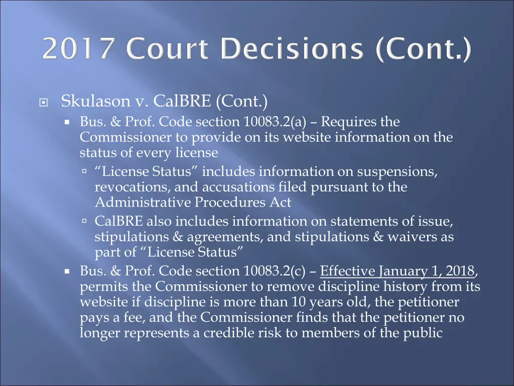 skulason v calbre cont bus prof code section