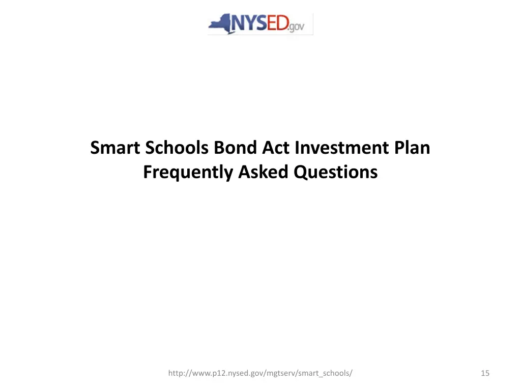 smart schools bond act investment plan frequently