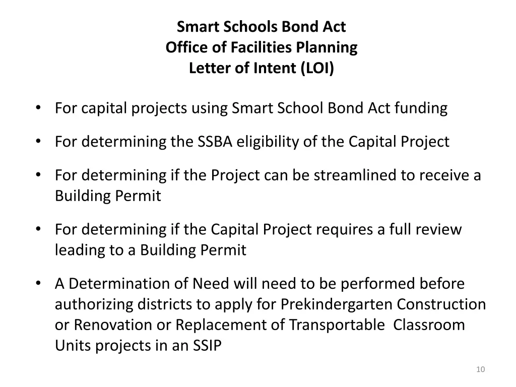 smart schools bond act office of facilities