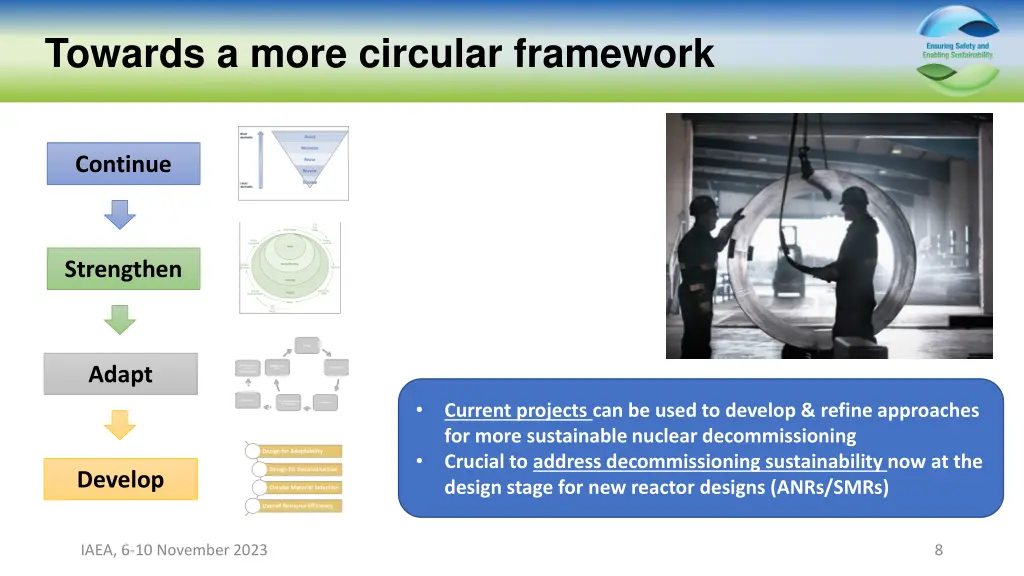 towards a more circular framework