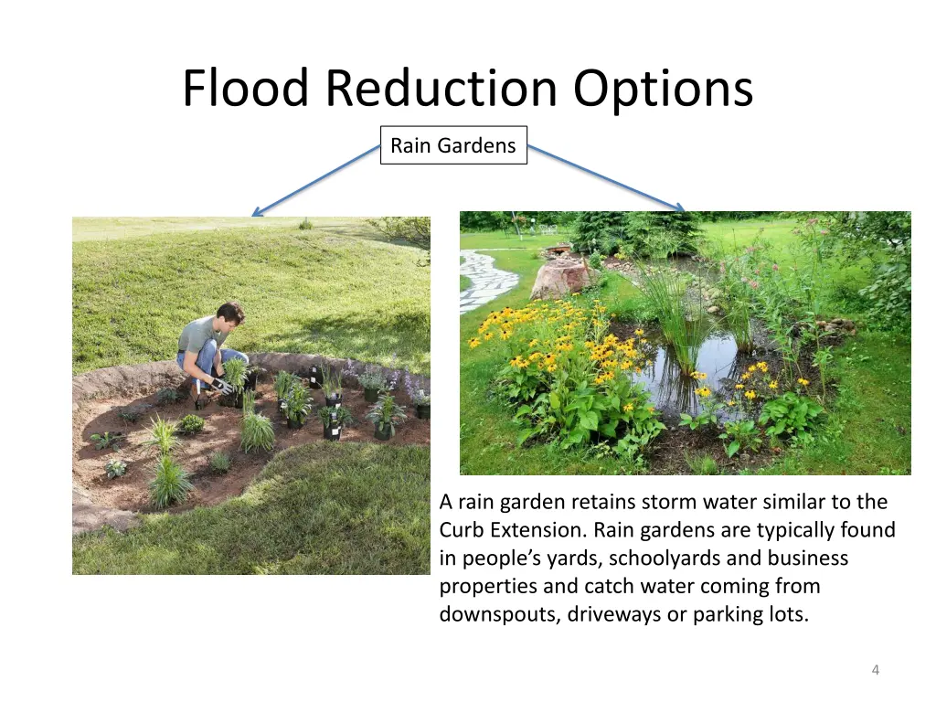flood reduction options 1