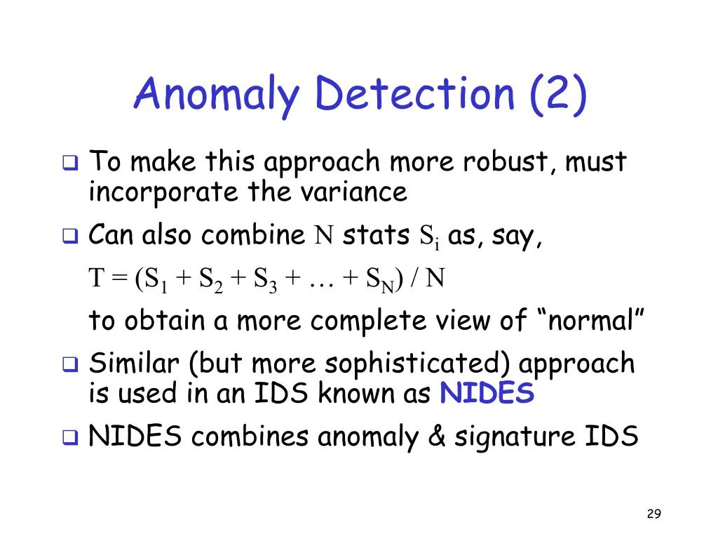 anomaly detection 2 3