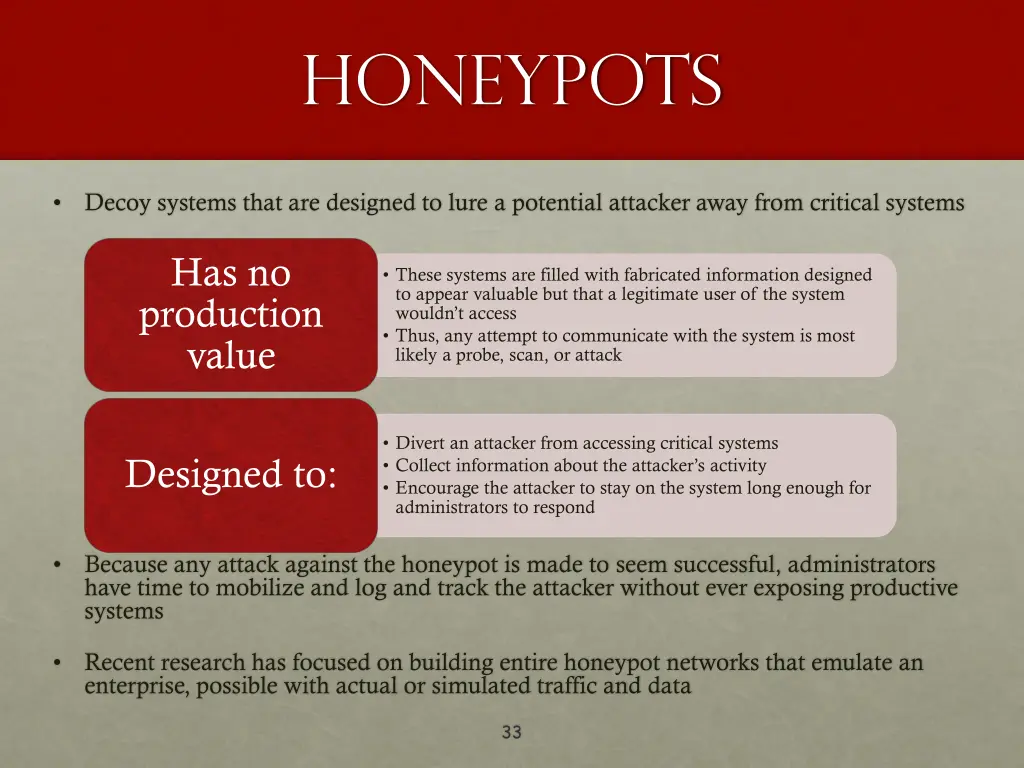 honeypots