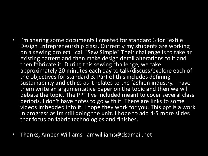 i m sharing some documents i created for standard